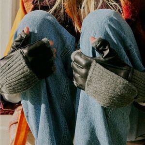 Free people soho moto gloves
